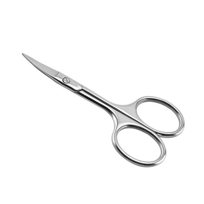 SHERCHPRY 4Pcs Stainless Steel Mustache Trimming Scissors and Beard Shears with Curved Tips for Men Facial Hair Grooming at Home and Barber Shop Random Color Random Color