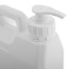 HEATSHAKING 1L Milky Shampoo Pump Bottle Refillable Plastic Jug with Handle and Heavy-Duty Pump Lid for Bathroom Shower Soap Dispenser and Travel Conditioner Storage view 3