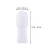 HEATSHAKING 15Pcs 50Ml Refillable Plastic Roller Bottles for Essential Oils and Deodorant, Empty Subpackage Containers with Roll-On Applicator for Travel and Personal Care view 2