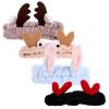 HONMEET 4Pcs Makeup Headbands for Women, Cartoon Plush Hair Headband Set for Face Washing and Spa, Soft Elastic Hair Bands for Skincare and Workout Use view 1