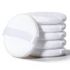 6 Pcs Setting Puffs, White Round Press Applicator for Women's Face Makeup Supplies view 1