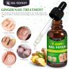 7 Days Nail Fungus Treatment Extra Strength, Toe Nail Growth Oil, Ginger Nail Growth Serum, Foot Toenail Serum for Brittle Thin Damaged Nails Strengther and Growth, Repairs Cuticles - 2 Pcs Pack view 2