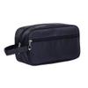 Mens Toiletry Bag, PU Leather Large Capacity Water Resistant Solid Travel Toiletry Bag with Drawstring and Zipper,Hanging Men Travel Toiletries Bag for Travel,Camping,Gym,Shower,Business,Vacation view 1
