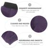 OSOLADY 5 Pairs Purple Cotton Moisturizing Socks with Silicone Heel Pads, Anti-Crack Ankle Socks for Dry Heel Treatment and Overnight Foot Care view 4