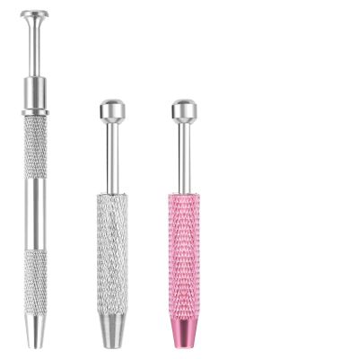 3 PCS Piercing Ball Grabber Tool Kit, Stainless Steel Flat Back Earrings Applicator 2 Size Jewelry Grabber Tool for Ear Nose Lip Body Changing Jewelry
