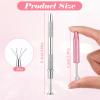 3 PCS Piercing Ball Grabber Tool Kit, Stainless Steel Flat Back Earrings Applicator 2 Size Jewelry Grabber Tool for Ear Nose Lip Body Changing Jewelry view 2