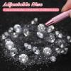 3 PCS Piercing Ball Grabber Tool Kit, Stainless Steel Flat Back Earrings Applicator 2 Size Jewelry Grabber Tool for Ear Nose Lip Body Changing Jewelry view 4