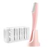 Sonic Dermaplaning Tool for Women Face, Rechargeable Peach Fuzz Remover with 3 Speeds, Facial Hair Razor for Eyebrow, Cheeks & Upper Lip, Gentle Exfoliating Face Shaver view 1