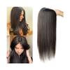 Llhdmeng 10-24 Inch Long Human Hairs Toppers 12x13cm Silk Base Piece Middle Part Straight Virgin Haires Topper for Women with Thinning Hair Adds Volume(Dark Brown,10 inch) view 1