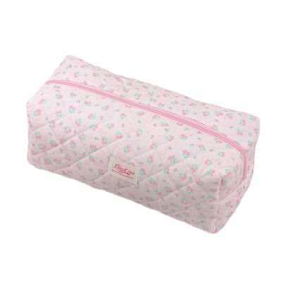 AnBlack Hair Tools Travel Bag for Shark Flex Floral Prints Puffer Carring Case Portable Dyson Airwrap Travel Case for Shark Hair Dryer Flat Curing Iron Organizer (Floral bow)