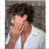 Hesperis Prestyled Wave Natural Short Men's Pixie Cut Wig Human Hair Full Lace Curly Wig for Men Brazilian Remy Hair Pre Plucked Wigs For Male (150density) view 4