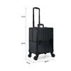 BJOHVPPS Rolling Makeup Train Case, Professional Large Makeup Train Case Rolling Cosmetic Trolley Makeup Case Organizer Makeup Travel Case with 4 Detachable Removable Wheels view 2
