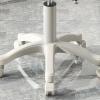 Maixhae Adjustable Vanity Stool, White Rolling Stool with Wheels and Gas Lift, 360-Degree Swivel Stools Chair, Adjustable Height Stools for Makeup, Office, Drafting Table Grey One Size view 4