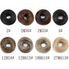 Llhdmeng Scrunchies Donut Wig Accessory Updo Buns Hairs Synthetic Piece Straight Chignon Extension Mini Rubber Band Hair Bun Elegant or Chic Look(Dark Brown) view 3