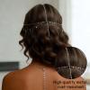 XaiYimee ShimmerRise Rhinestone Headpiece Elastic Crystal Headband Elegant Hair Jewelry for Women Prom Wedding Party (Minimalist Rhinestone) view 4