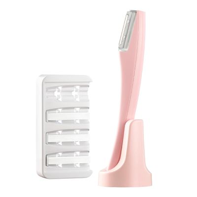 Sonic Dermaplaning Tool for Women Face, Rechargeable Peach Fuzz Remover, 3 Speeds Facial Hair Razor for Eyebrow, Cheeks & Upper Lip, Electric Face Shaver for Smooth Skin