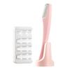 Sonic Dermaplaning Tool for Women Face, Rechargeable Peach Fuzz Remover, 3 Speeds Facial Hair Razor for Eyebrow, Cheeks & Upper Lip, Electric Face Shaver for Smooth Skin view 1