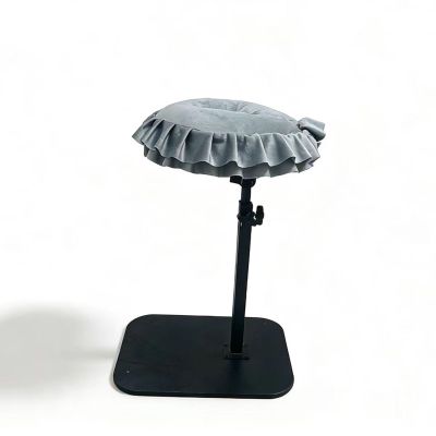 TruRim Home Massage Stand for Bed Sofa with Memory Foam Face Pillow (Grey)
