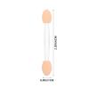 HAPINARY 50Pcs Dual-Ended Plastic Eyeshadow Sticks Disposable Eye Makeup Applicators for Handle Rectangular Box Packaging view 2
