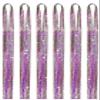 Hair Tinsel 10pcs 120cm Shiny Sparkle Threads Glitter Hair Tinsel Rainbow Strands Gold Laser False Extensions For Women Styling(ColorH) view 1