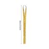 Hair Tinsel 10pcs 120cm Shiny Sparkle Threads Glitter Hair Tinsel Rainbow Strands Gold Laser False Extensions For Women Styling(ColorH) view 3