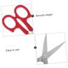 IWOWHERO Stainless Steel Brow Scissors and Beard Trimmer 2Pcs Curved and Straight Blades Facial Hair Grooming Tool for Precise Eyebrow and Eyelash Extension Maintenance view 3