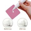 300 Pcs Lint Free Wipes for Nails, Soft & Absorbent Wipes for Gel Polish Removal, Nail Prep & Eyelash Extensions (Pink) view 4