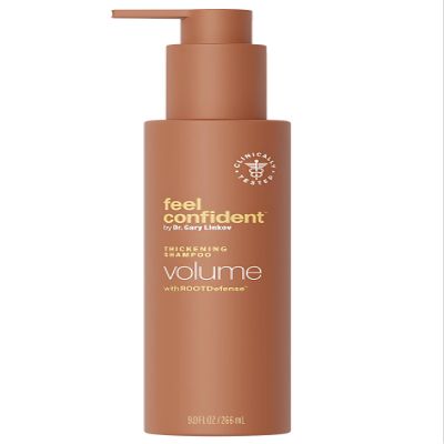 Shampoo for Thinning Hair, Hair Surgeon Formulated Thickening Shampoo with Saw Palmetto, Pumpkin Seed Oil, Caffeine & DHT-Blocking Botanicals for Fine & Thinning Hair, Men & Women, 9 fl oz / 266 mL