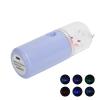 Yinhing Portable Nano Facial Moisturizing Handy Cool Mist Sprayer with Color Light Function for Daily Skincare Travel Essential ABS Material USB Rechargeable (Purple) view 3