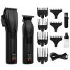 WAIKIL Professional Cordless Hair Clippers Set for Men, Hair Cutting Machine with T Blade Trimmer and Electric Foil Shaver, LED Power Display, USB Rechargeable Grooming Kit for Hair Beard and Body view 1