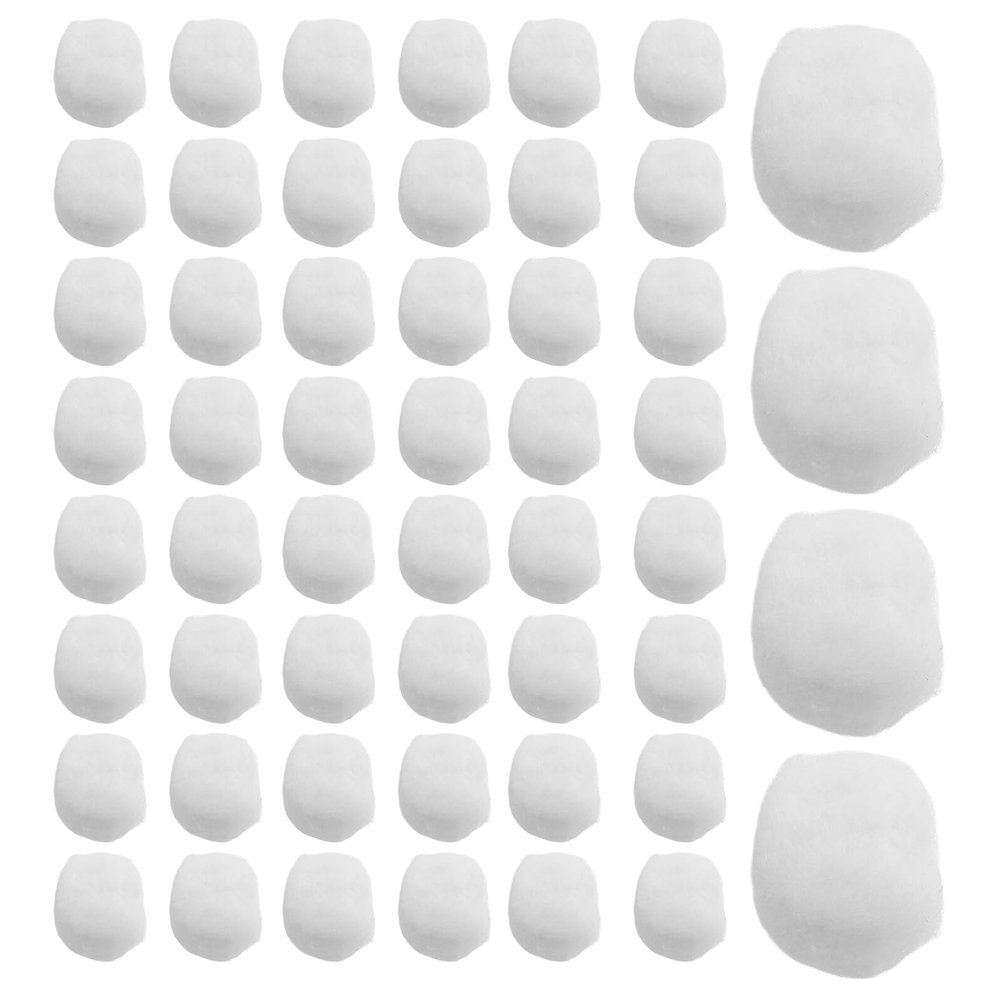 2 Pack Cotton Balls Makeup Remover Cotton for Sensitive Complexion White