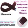 Mini 99J Tape in Invisible Hair Extensions Human Hair 12in for Girls view 3