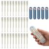 30PCS Manual Nose Hair Trimmer with Ear Picker for Women Men, Upgrade Double-Sided Nasal Hair Cutter 360 Rotating Nose Hair Razor Scissors Nostril Hair Remover Tools with Storage Box Grooming Kit view 1
