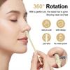 30PCS Manual Nose Hair Trimmer with Ear Picker for Women Men, Upgrade Double-Sided Nasal Hair Cutter 360 Rotating Nose Hair Razor Scissors Nostril Hair Remover Tools with Storage Box Grooming Kit view 3