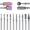 Yinhing Nail Drill Bits Set Professional 14PCS Sanding Polishing Removing for Acrylic Gel Nails Manicure Pedicure Tool with Storage Case Multi Color view 4