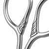 Yinhing Stainless Steel Beard Trimmer Scissor Professional Barber Grade Cutting Tool for Men Mustache Eyebrow Bang Trimming Silver 3.54 Inches view 1