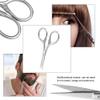 Yinhing Stainless Steel Beard Trimmer Scissor Professional Barber Grade Cutting Tool for Men Mustache Eyebrow Bang Trimming Silver 3.54 Inches view 2
