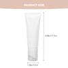 Luxshiny 100ml Stainless Steel Roller Ball Bottle, Leak-Proof Refillable Empty Roll-on Container for Essential Oil Perfume Travel Use White 6.88X1.38X1.38in view 2