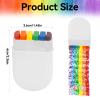Pride Face Paint Sticks & Crayons - Vibrant Rainbow Colors, Long Lasting & Smudge-Resistant - Festival Makeup for Pride & LGBTQ+ Parties-2-Pack view 3