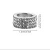 6 Pcs Bangs Hair Rings Exquisite Metal Round Bangs Hair Clasp for Women Fashion Accessories view 2