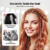 12PC Clip in Hair Tinsel Champagne, 2026 New Tinsel Hair Extensions Clip in Champagnes, Glitter Hair Extensions for Girls Women, Sparkling Fairy Hair Accessories for New Year Party (A) view 3