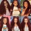 #33 Reddish Brown Jerry Curly Bundles Human Hair 3 Bundles,18 20 22 In 300g view 2
