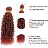 #33 Reddish Brown Jerry Curly Bundles Human Hair 3 Bundles,18 20 22 In 300g view 4