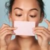 CIMAXIC Oil Blotting Sheets for Face 50Pcs Pink Makeup Blotting Paper Absorbing Pads for Oily Skin Moisture Absorption Facial Oil Paper for Women view 4
