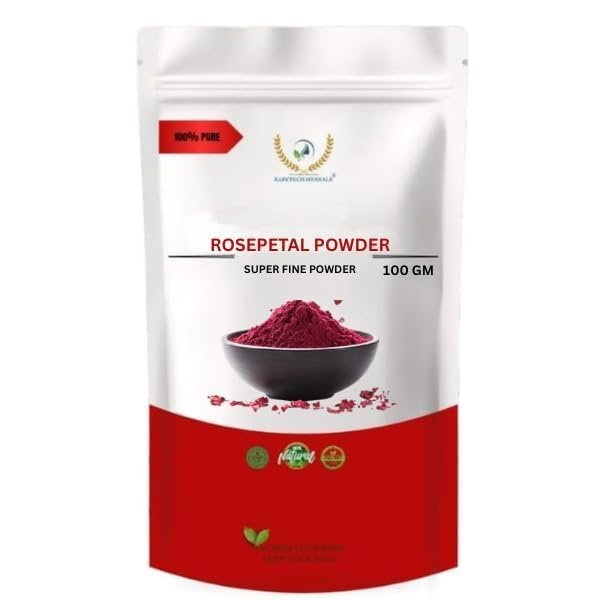 BEMT Rose Petal Powder for Skin Care 100 g | Finely Ground Rose Petals | Natural Botanical Powder for Face Masks, Scrubs & DIY Beauty Care