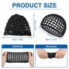 2Pcs Hair Nets For Sleeping Women Shower CapsMesh Crochet Hair Wrap Wig Grip Cap Soft Knit Weave Snood Hat Reusable Breathable Bonnets Hairnet for WomenSuitable for Long Curly Hair view 2