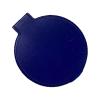 Qiilu Portable Travel Mirror - Single Sided Folding Circular Cosmetic Pocket Mirror - Compact & Lightweight Travel Mirrors (Blue) view 1