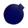 Qiilu Portable Travel Mirror - Single Sided Folding Circular Cosmetic Pocket Mirror - Compact & Lightweight Travel Mirrors (Blue) view 4