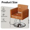 LOUVIXA Barber Chairs for Hair Stylist, Height Adjustable Hydraulic Salon Chair, 360 Degrees Rotation, Multi-Function Shampoo Chair for Salon Home Barbershop (Brown) view 2