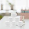 Mushroom Cream Jar 5G Plastic Refillable Travel Container Set view 3